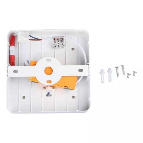 Panel LED Natynkowy V-TAC 22W Kwadrat TWIN LED VT-2209SQ 3000K 1800lm