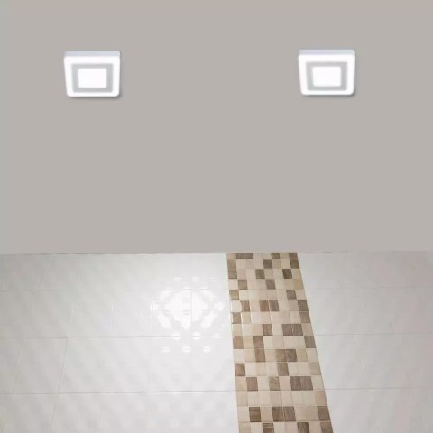 Panel LED Natynkowy V-TAC 22W Kwadrat TWIN LED VT-2209SQ 3000K 1800lm