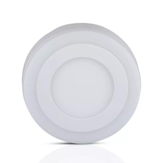 Panel LED Natynkowy V-TAC 8W Okrągły TWIN LED VT-809 4000K 560lm