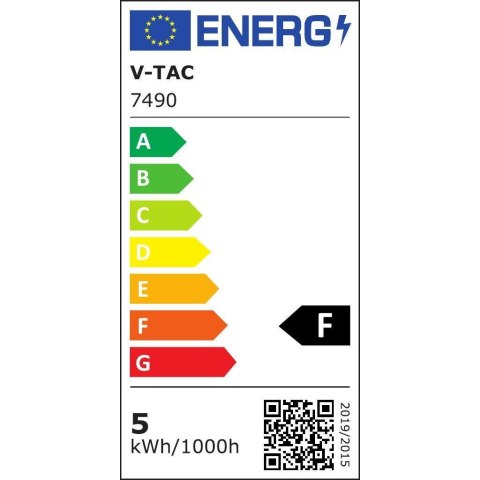 Żarówka LED V-TAC 5.5W E14 P45 Kulka CRI95+ VT-2236 6400K 470lm