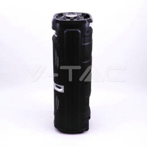 Głośnik Przenośny V-TAC 120W Mikrofon Bezprzewodowy i Przewodowy 2 Głośniki, RGB, PILOT, na kółkach VT-6210-2