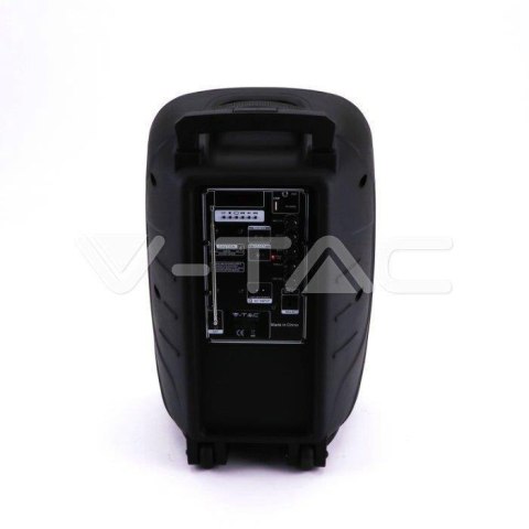 Głośnik Przenośny V-TAC 35W Mikrofon, RGB, PILOT, USB, Micro SD & FM Radio, na kółkach 510x320x270 VT-6212