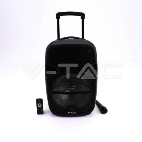 Głośnik Przenośny V-TAC 35W Mikrofon, RGB, PILOT, USB, Micro SD & FM Radio, na kółkach 510x320x270 VT-6212