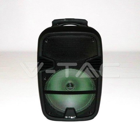 Głośnik Przenośny V-TAC 35W Mikrofon, RGB, PILOT, USB, Micro SD & FM Radio, na kółkach 510x320x270 VT-6212
