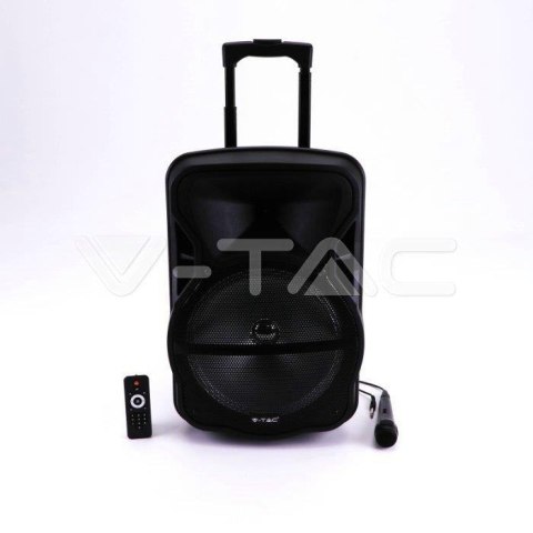 Głośnik Przenośny V-TAC 35W Mikrofon, RGB, PILOT, USB, Micro SD & FM Radio, na kółkach 510x320x295 VT-6213