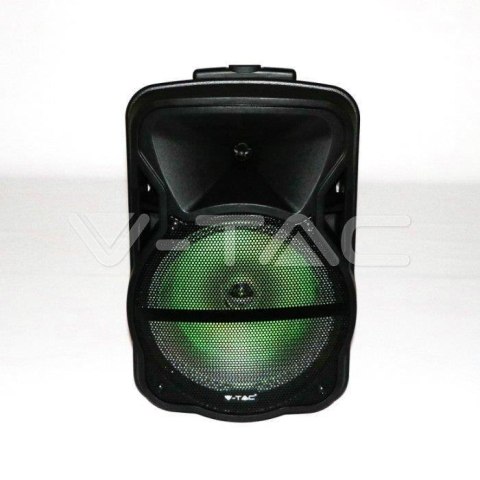 Głośnik Przenośny V-TAC 35W Mikrofon, RGB, PILOT, USB, Micro SD & FM Radio, na kółkach 510x320x295 VT-6213