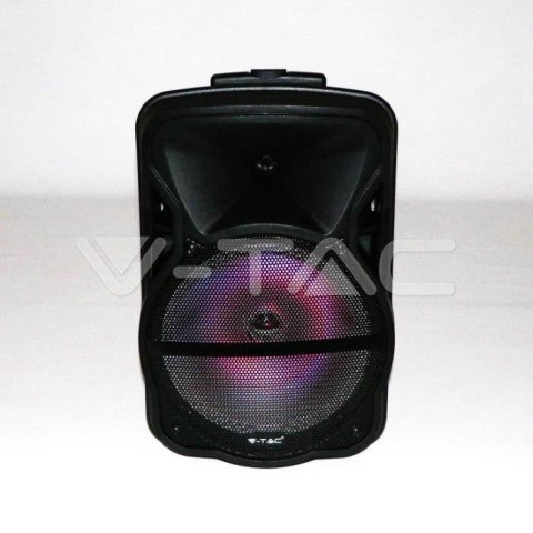 Głośnik Przenośny V-TAC 35W Mikrofon, RGB, PILOT, USB, Micro SD & FM Radio, na kółkach 510x320x295 VT-6213