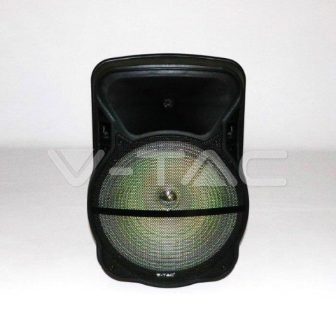 Głośnik Przenośny V-TAC 50W 2xMikrofon, RGB, PILOT, USB, Micro SD & FM Radio, na kółkach 600x370x340 VT-6315
