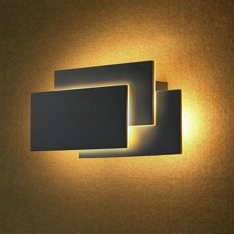 Kinkiet Ścienny V-TAC 12W LED Czarny VT-712 4000K 1100lm