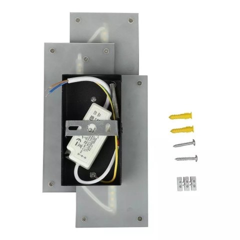 Kinkiet Ścienny V-TAC 12W LED Czarny VT-712 4000K 1100lm