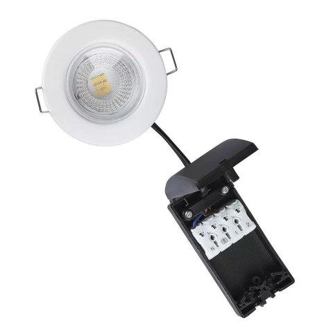 Oczko LED V-TAC SAMSUNG CHIP 5W Hermetyczne IP65 Ściemnialne Białe VT-885-W 6400K 500lm 5 Lat Gwarancji