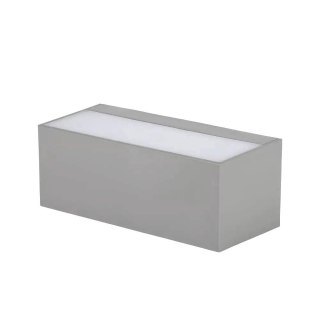 Oprawa Ścienna V-TAC 12W LED Góra Dół Szary IP65 VT-8057 3000K 600lm