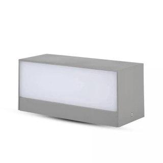 Oprawa Ścienna V-TAC 12W LED Góra Dół Szary IP65 VT-8057 3000K 600lm