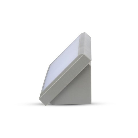 Oprawa Ścienna V-TAC 12W LED Ukośna Szara IP65 VT-8054 6400K 600lm