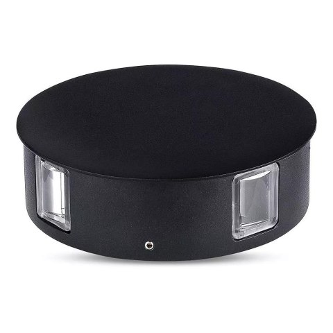 Oprawa Ścienna V-TAC 4W LED IP65 Czarna Okrągła VT-706 3000K 440lm