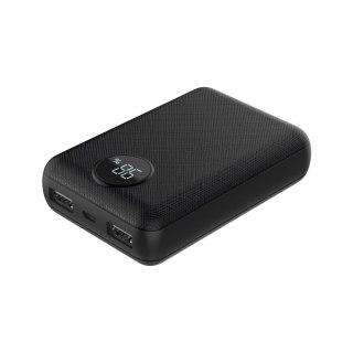 Power Bank V-TAC 10000mAh z wyświetlaczem Czarny 63x94x25mm VT-3501