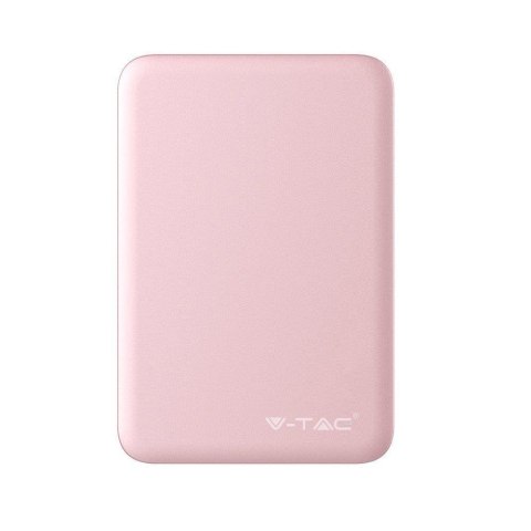 Power Bank V-TAC 5000mAh Różowy 63x94x15mm VT-3503