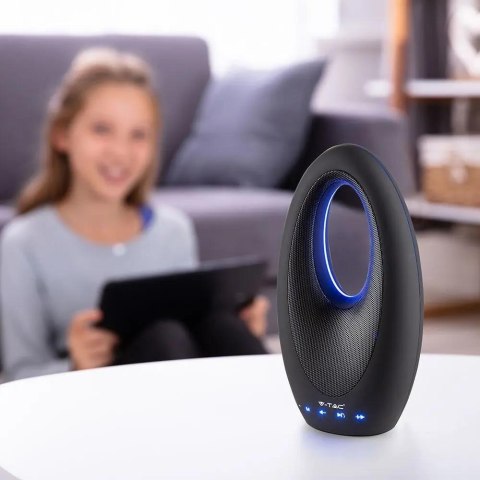 Przenośny Głośnik V-TAC Bluetooth Touch Button AUX/USB Micro SD TWS 1200mAh VT-6133