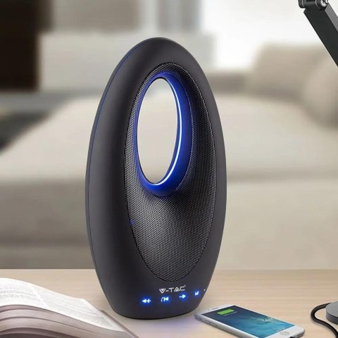 Przenośny Głośnik V-TAC Bluetooth Touch Button AUX/USB Micro SD TWS 1200mAh VT-6133