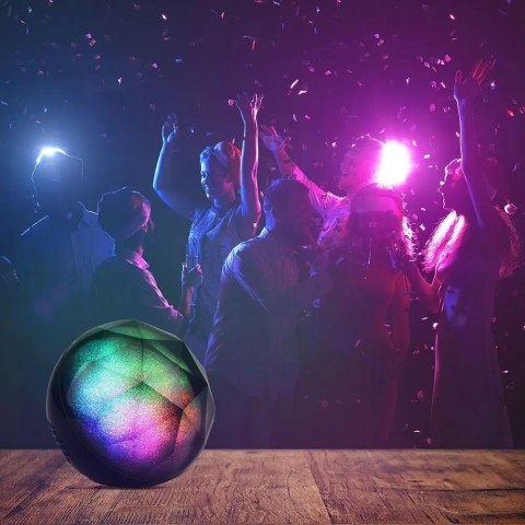 Przenośny Głośnik V-TAC MINI Bluetooth Oświetlenie LED RGB AUX Micro SD TWS 1800mAh VT-6211