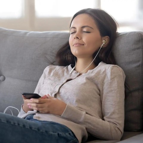 Słuchawki Jack 3,5mm V-TAC Złote V-TAC VT-1132