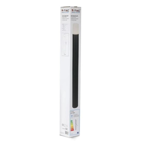 Słupek Ogrodowy V-TAC GU10 Okrągły Aluminium Czarny 80x80x800mm IP54 VT-7618 3 Lata Gwarancji
