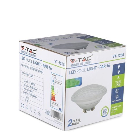 Żarówka LED V-TAC Basenowa 12W PAR56 VT-1262 6400K 1200lm