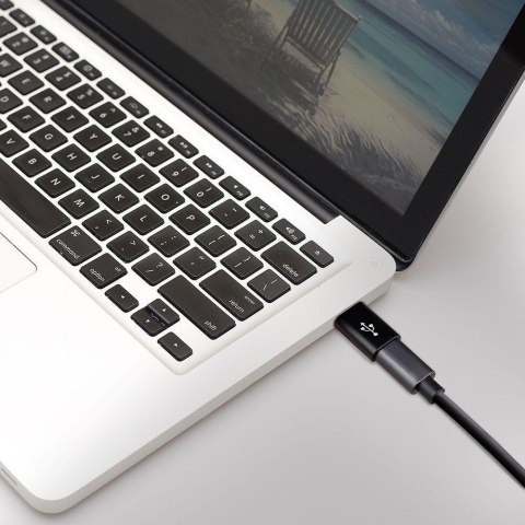 Adaptor Przejściówka Micro USB do Type C Czarny V-TAC VT-5149