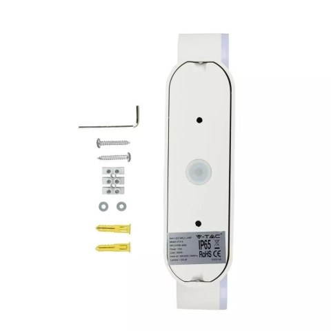 Kinkiet Ścienny V-TAC 12W LED Obrotowy 350st Biały VT-814 3000K 1100lm
