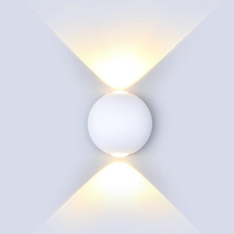 Kinkiet Ścienny V-TAC 6W LED Biały Okrągły IP65 VT-836 4000K 660lm