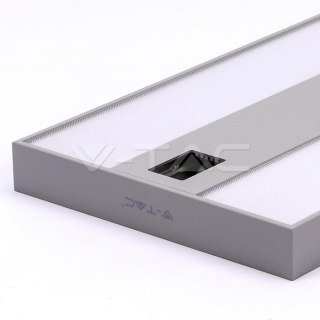 Oprawa Podłogowa V-TAC 80W LED Potencjometr Ściemniający Srebrna Kwadrat VT-8600 4000K 8800lm 3 Lata Gwarancji