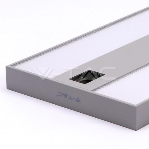 Oprawa Podłogowa V-TAC 80W LED Potencjometr Ściemniający Srebrna Kwadrat VT-8600 4000K 8800lm 3 Lata Gwarancji