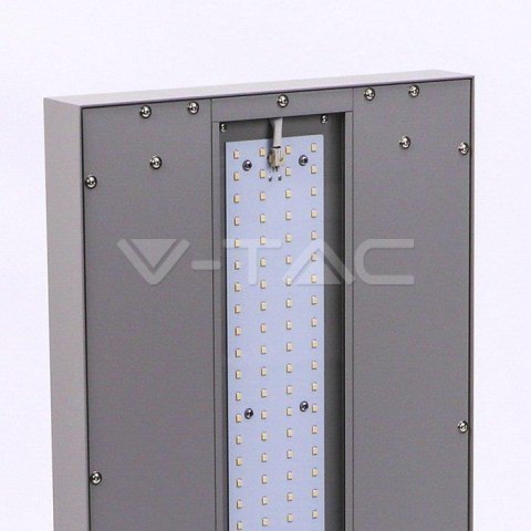 Oprawa Podłogowa V-TAC 80W LED Potencjometr Ściemniający Srebrna Kwadrat VT-8600 4000K 8800lm 3 Lata Gwarancji