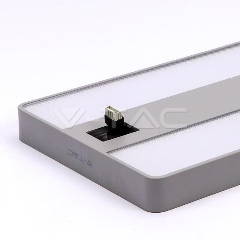 Oprawa Podłogowa V-TAC 80W LED Potencjometr Ściemniający Srebrna Okrągła VT-8500 4000K 8800lm 3 Lata Gwarancji