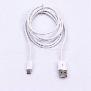 Przewód Micro USB 1.5M High Speed Biały V-TAC VT-5332