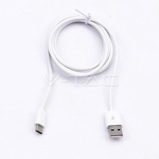 Przewód Type C USB 1.5M Biały High Speed V-TAC VT-5542