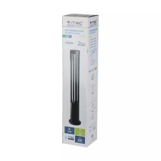 Słupek Ogrodowy V-TAC 10W LED IP65 Szary 80cm VT-820-G 4000K 450lm