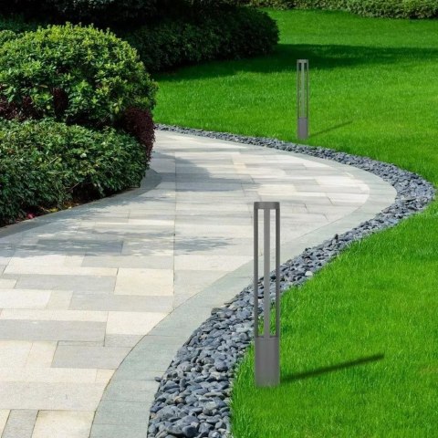 Słupek Ogrodowy V-TAC 10W LED IP65 Szary 80cm VT-820-G 4000K 450lm