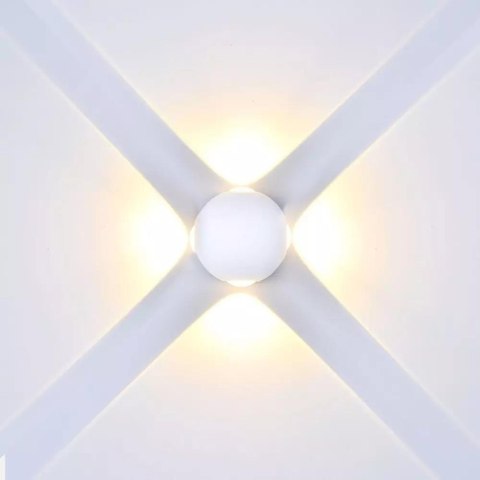 Kinkiet Ścienny V-TAC 4W LED Biały Okrągły IP65 VT-834 4000K 440lm