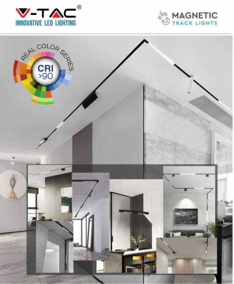 Łącznik T Szynosystem Magnetyczny 24V V-TAC