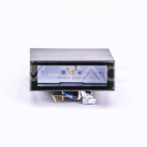 Oprawa Kinkiet Ścienny Góra Dół V-TAC 4W LED Czarna IP65 VT-844 3000K 150lm
