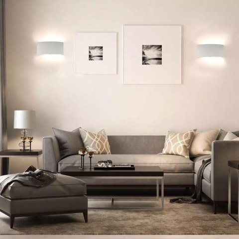 Oprawa Ścienna Góra Dół V-TAC 6W LED Biała IP54 VT-846 3000K 540lm