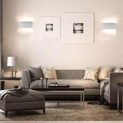 Oprawa Ścienna Góra Dół V-TAC 8W LED Biała IP54 VT-848 3000K 800lm