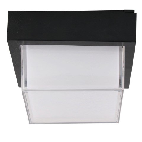 Oprawa V-TAC 12W LED IP65 Czarny Kwadrat VT-828 4000K 900lm