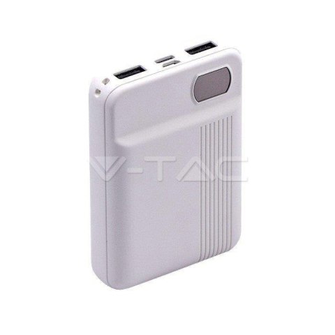 Power Bank V-TAC 10000mAh Biały V-TAC VT-3504