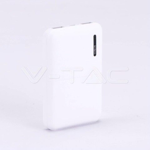 Power Bank V-TAC 5000mAh Super Small Biały Lithium Polymer VT-3517