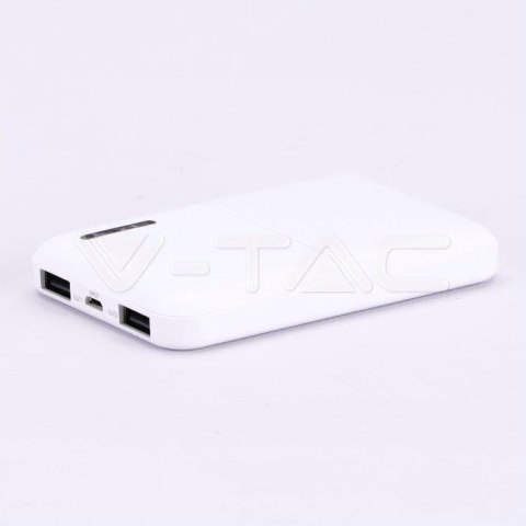 Power Bank V-TAC 5000mAh Super Small Biały Lithium Polymer VT-3517