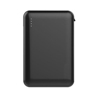 Power Bank V-TAC 5000mAh Z przewodem Wskaźnik LED Czarny VT-3510