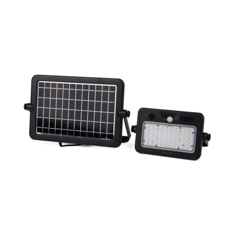 Naświetlacz Projektor LED Solarny V-TAC 10W USB Czarny IP65 VT-788-10 4000K 1100lm