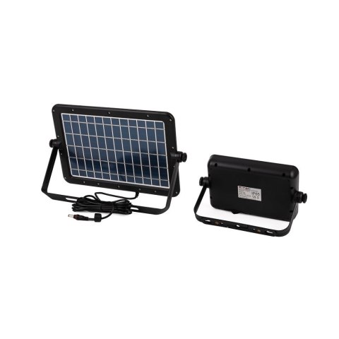 Naświetlacz Projektor LED Solarny V-TAC 10W USB Czarny IP65 VT-788-10 4000K 1100lm